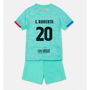 Barcelona Sergi Roberto #20 Replica Third Stadium Kit for Kids 2023-24 Short Sleeve (+ pants)